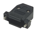 L-COM SDC25B D Sub Backshell, Black, DB, 180°, Plastic Body