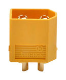 MULTICOMP PRO MP011770 Rectangular Power Connector, 2 Contacts, XT60, Cable Mount, Solder Cup, 7.2 mm, Plug