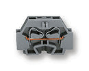 WAGO 262-301 DIN Rail Mount Terminal Block, 2 Ways, 28 AWG, 12 AWG, 4 mm², Clamp, 24 A