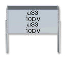 TDK B32562J1106K000 General Purpose Film Capacitor, Metallized PET Stacked, Radial Box - 2 Pin, 10 µF, ± 10%, 63 V