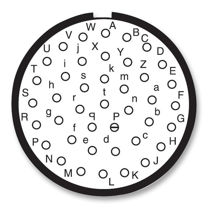 AMPHENOL SOCAPEX D38999/26WG41AA Circular Connector, MIL-DTL-38999 Series III, DS38999/26 Series, Straight Plug, 41 Contacts