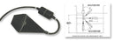 TRITON CONTROLS LR02-L20M Float Switch, LR02 Series, Non Mercury, Hypalon, 250 V, 5 A, 20 m Cable
