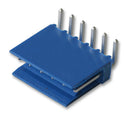 TE CONNECTIVITY - AMP 281698-6 Pin Header, Right Angle, Wire-to-Board, 2.54 mm, 1 Rows, 6 Contacts, Through Hole Right Angle