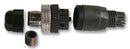 MOLEX 130017-0008 Sensor Connector, BRAD, Mini-Change 130017 Series, 7/8", Female, 3 Positions, Screw Socket
