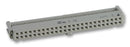 HARTING 09 18 550 7813 IDC Connector, With Strain Relief, IDC Receptacle, Female, 2.54 mm, 2 Row, 50 Contacts, Cable Mount