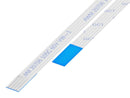 GCT 05-04-A-0228-A-4-06-4-T FFC / FPC Cable, 4 Core, 0.5 mm, Same Sided Contacts, 9 ", 228 mm, White