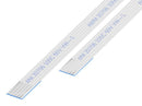 GCT 05-05-A-0152-A-4-06-4-T FFC / FPC Cable, 5 Core, 0.5 mm, Same Sided Contacts, 6 ", 152 mm, White