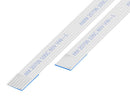 GCT 05-06-D-0030-A-4-06-4-T FFC / FPC Cable, 6 Core, 0.5 mm, Opposite Sided Contacts, 1.18 ", 30 mm, White