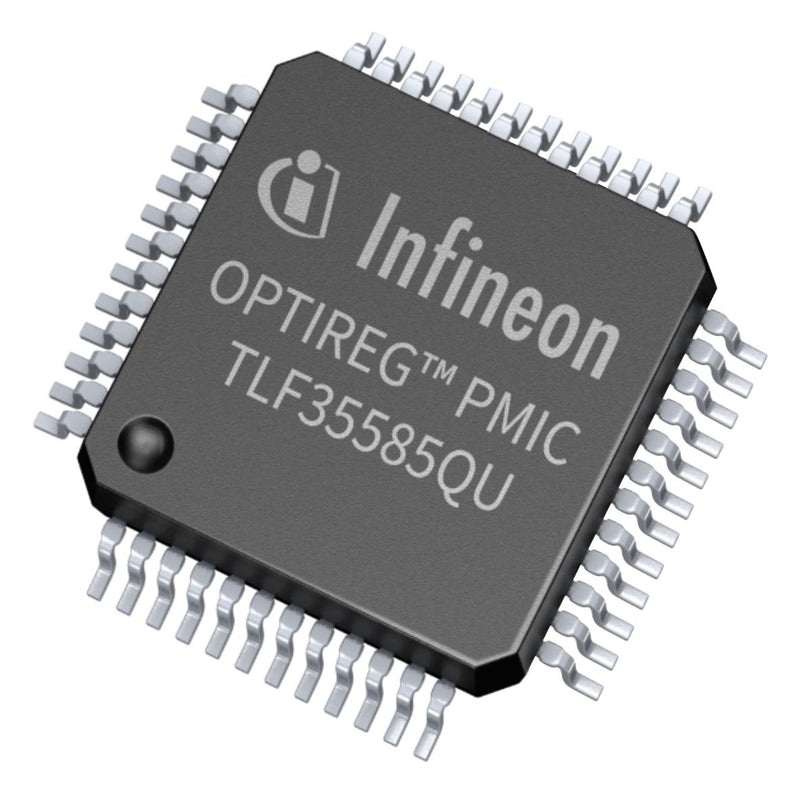 INFINEON TLF35585QUS02XUMA2 Power Management IC, 2 LDO, 4 Regulated Outputs, 1 Step Down Converter, 40 V Supply, TQFN-EP-48 TLF35585QUS02, SP006005538