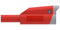 MULTICOMP PRO MP771088 Banana Test Lead, 4mm Banana Plug, Stackable, 4mm Stackable Banana Plug, 2.32 ", 59 mm, Red, 36 A
