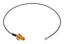MOLEX 73230-6200 RF / Coaxial Cable Assembly, 12.1 ", 307 mm, 1.32mm, IPEX MHF1 LK Plug, SMA Bulkhead Jack, 50 ohm