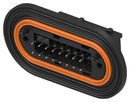 AMP - TE CONNECTIVITY 2-968814-2 Automotive Connector, Straight Header, 16 Contacts, PCB Pin