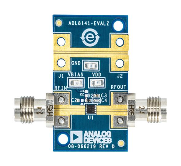 ANALOG DEVICES ADL8141-EVALZ Evaluation Board, ADL8141ACPZN, Low Noise Amplifier, 14GHz to 24GHz