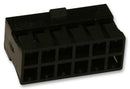 MOLEX 511101260 Connector Housing, Black, Milli-Grid 51110 Series, Receptacle, 12 Ways, 2 mm