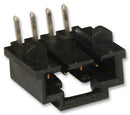 MOLEX 70555-0073 Pin Header, Right Angle, Wire-to-Board, 2.54 mm, 1 Rows, 4 Contacts, Through Hole Right Angle