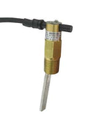 DWYER V10 Flow Switch, Mini Size, 1000 psi, 24 VDC, 1/2" MNPT, Brass, Flotect V10 Series