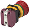 ALCOSWITCH - TE CONNECTIVITY PBES22L024R Emergency Stop Switch, 22mm, 24V, 10mA LED, DPST-NC, Maintained, Screw, 10 A, 24 V