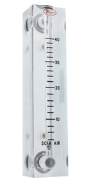 DWYER VFB-67-SSV Air Flowmeter, SS Valve, 1 to 20 l/min, 100 psi, 3% Accuracy, 1/8" FNPT, Visi-Float VFB Series