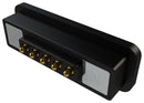 EDAC 685J0521451110E Magnetic Connector, 5 Contacts, Plug, Straight, 2 mm, 2 A, Black