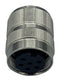 NORCOMP 878-008-203RLS1 CIRCULAR CONNECTOR, RCPT, 8POS, SOLDER