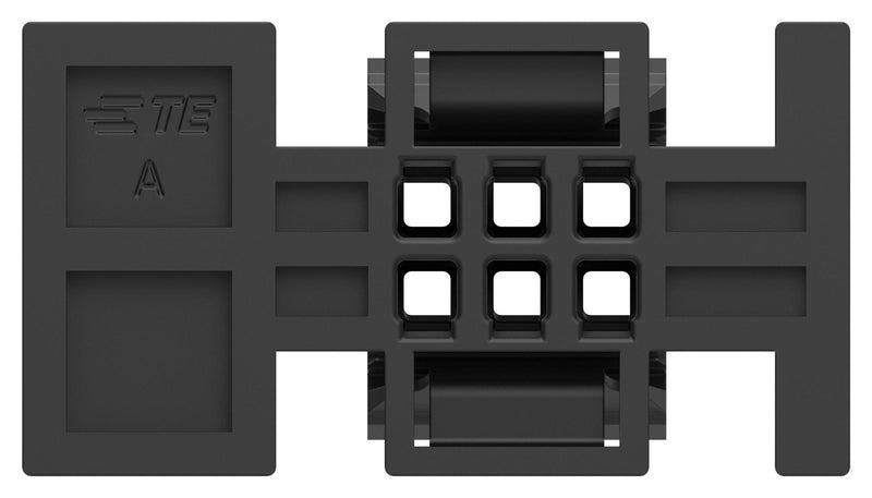 TE CONNECTIVITY 2425486-1 RECT PWR HOUSING, PLUG, 6POS, BLACK
