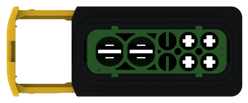 TE CONNECTIVITY 3-2299782-2 Automotive Connector Housing, Heavy Duty Sealed Connector Series, Receptacle, 6 Ways