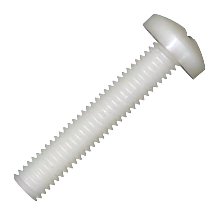 MULTICOMP PRO MP013087 Screw, Pan Head Phillips, M3, Nylon (Polyamide) / Fibre Reinforced, 10 mm Length