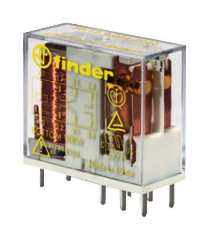 Finder 501290125000 501290125000 Safety Relay 12 VDC Dpdt 50 Series Through Hole 8 A Solder