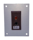 LABFACILITY IS-T-FF + FSP-1 Thermocouple Connector, 66 x 50mm Panel, Standard, T, Socket, 1Way, Brown, IEC, Fascia Mount