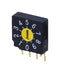 NIDEC COMPONENTS SC-2011W Rotary Coded Switch, SC-2000 Series, Through Hole, 10 Position, 5 VDC, BCD, 100 mA