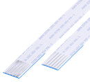 GCT 10-05-A-0127-C-4-08-4-T FFC / FPC Cable, 5 Core, 1 mm, Same Sided Contacts, 5 ", 127 mm, White