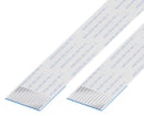 GCT 10-12-A-0076-C-4-08-4-T FFC / FPC Cable, 12 Core, 1 mm, Same Sided Contacts, 3 ", 76 mm, White