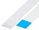 GCT 10-14-D-0076-C-4-08-4-T FFC / FPC Cable, 14 Core, 1 mm, Opposite Sided Contacts, 3 ", 76 mm, White