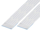 GCT 10-15-A-0050-C-4-08-4-T FFC / FPC Cable, 15 Core, 1 mm, Same Sided Contacts, 2 ", 50 mm, White