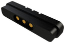 EDAC 686E0321250110E Magnetic Connector, 3 Contacts, Receptacle, Straight, 2.7 mm, 2 A, Black