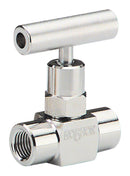 NOSHOK 102-FFS Needle Valve, 1/4" NPT, Female/Female Thread, 10000 psi, 100 Series