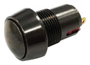 MULTICOMP PRO MP-PB7-04MB4WARM Vandal Resistant Switch, 0.476 ", SPST-NO-DM, Momentary, Round Domed, Black