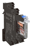 OMRON INDUSTRIAL AUTOMATION G2RV-ST500 230VAC Power Relay, Ultra Slim, SPDT, 230 VAC, 6 A, G2RV-ST Series, DIN Rail, Non Latching