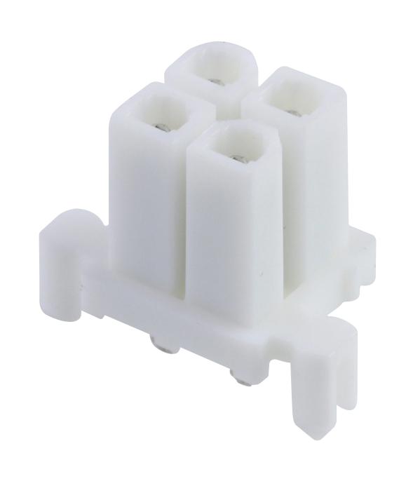 MOLEX 46010-0421 PCB Receptacle, Board-to-Board, Power, 4.2 mm, 2 Rows, 4 Contacts, Through Hole Straight