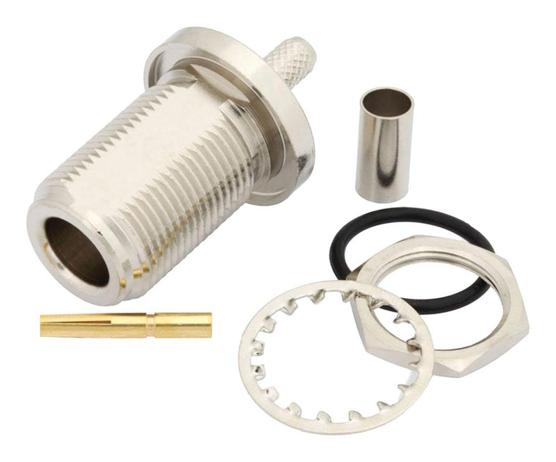 FAIRVIEW MICROWAVE FMCN1746 RF COAX CONN, N JACK, 50 OHM, 6GHZ