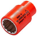 INSULATED TOOLS LTD 01725 Impact Socket, 3/8" Drive, 1/2" AF, 43 mm Length