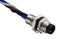 AMPHENOL LTW 8-04PMMS-SH7002 Sensor Connector, M Series, M8, Male, 4 Positions, Solder Pin, Straight Panel Mount