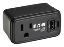 EATON TRIPP LITE SK10C32B ADAPT, NEMA 5-15P TO 15-15R, USB A/C, BL