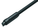 BINDER 77-7096-0000-10005-0200 Circular Cable Assembly, Circular Receptacle to Free End, 5 Ways, 6.6 ft, 2 m, Black