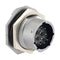 SOURIAU-SUNBANK / EATON UT0X71412P Circular Connector, Circular Industrial, UT0X Series, Jam Nut Receptacle, 12 Contacts