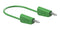 Staubli 64.1034-20025 64.1034-20025 Banana Test Lead 30 VAC 4mm Stackable Plug 78.74 " 2 m Green