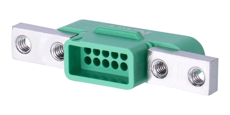 HARWIN G125-3241296M5 Connector Housing, Black / Green, Gecko SL G125, Plug, 12 Ways, 1.25 mm
