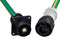 HIROSE / HRS EM30M-WBR-1SCA-K(81) High Power Connector, 1 Pos, EV30M Series, Receptacle, 1 kV, 175 A, Panel Mount, Crimp
