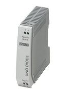 PHOENIX CONTACT 2905489 Power Supply Accessory,  Redundancy Module, UNO DIODE, DIN Rail, 5V to 24VDC, 2 x 10A, 1 x 20A GTIN UPC EAN: 4046356954594 UNO-DIODE/5-24DC/2X10/1X20