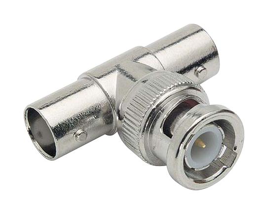 L-COM BA250E RF / Coaxial Adapter, BNC, Plug, BNC, Jack, Jack, Tee Adapter, 50 ohm